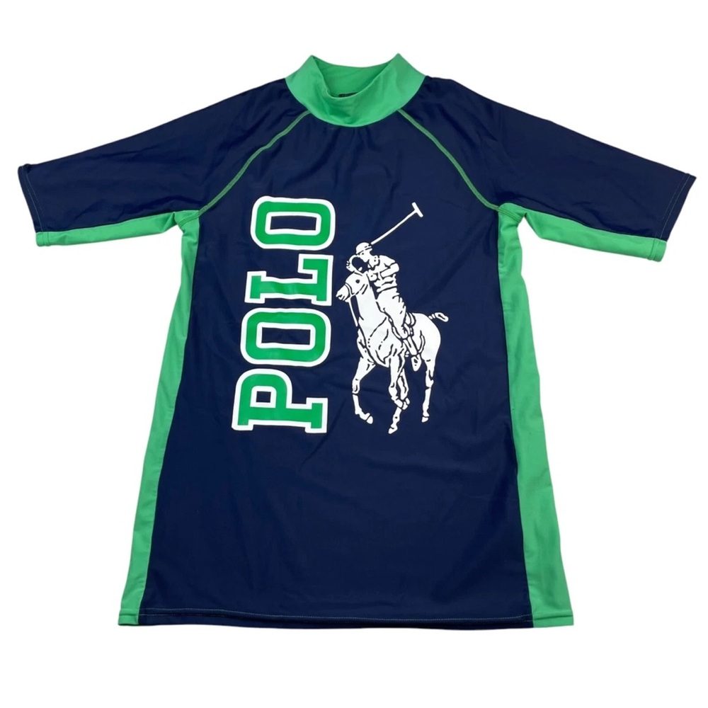 Ralph Lauren Polo Shirt in Navy and Green